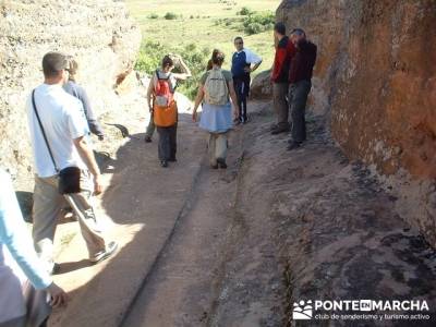 Yacimiento Arqueológico Celtibérico y Romano de Tiermes; marcha en madrid; senderismo con niños m